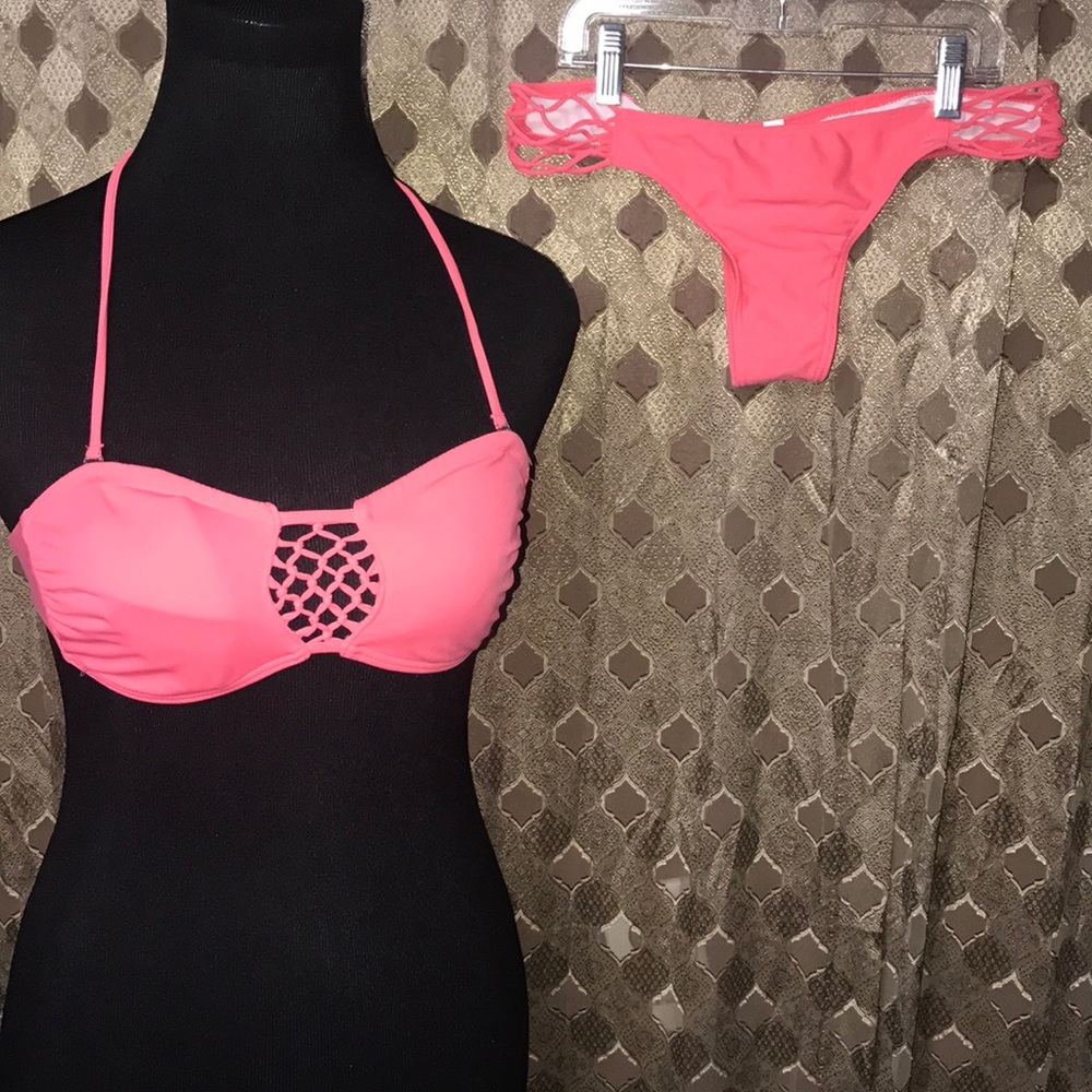 Pink bikini
